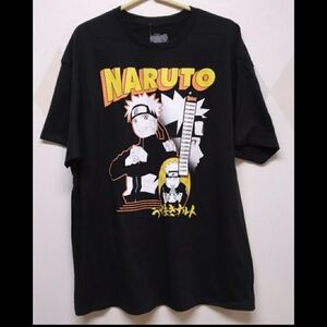 Naruto Shippuden Men's black short sleeve t-shirt Spencer's NWT